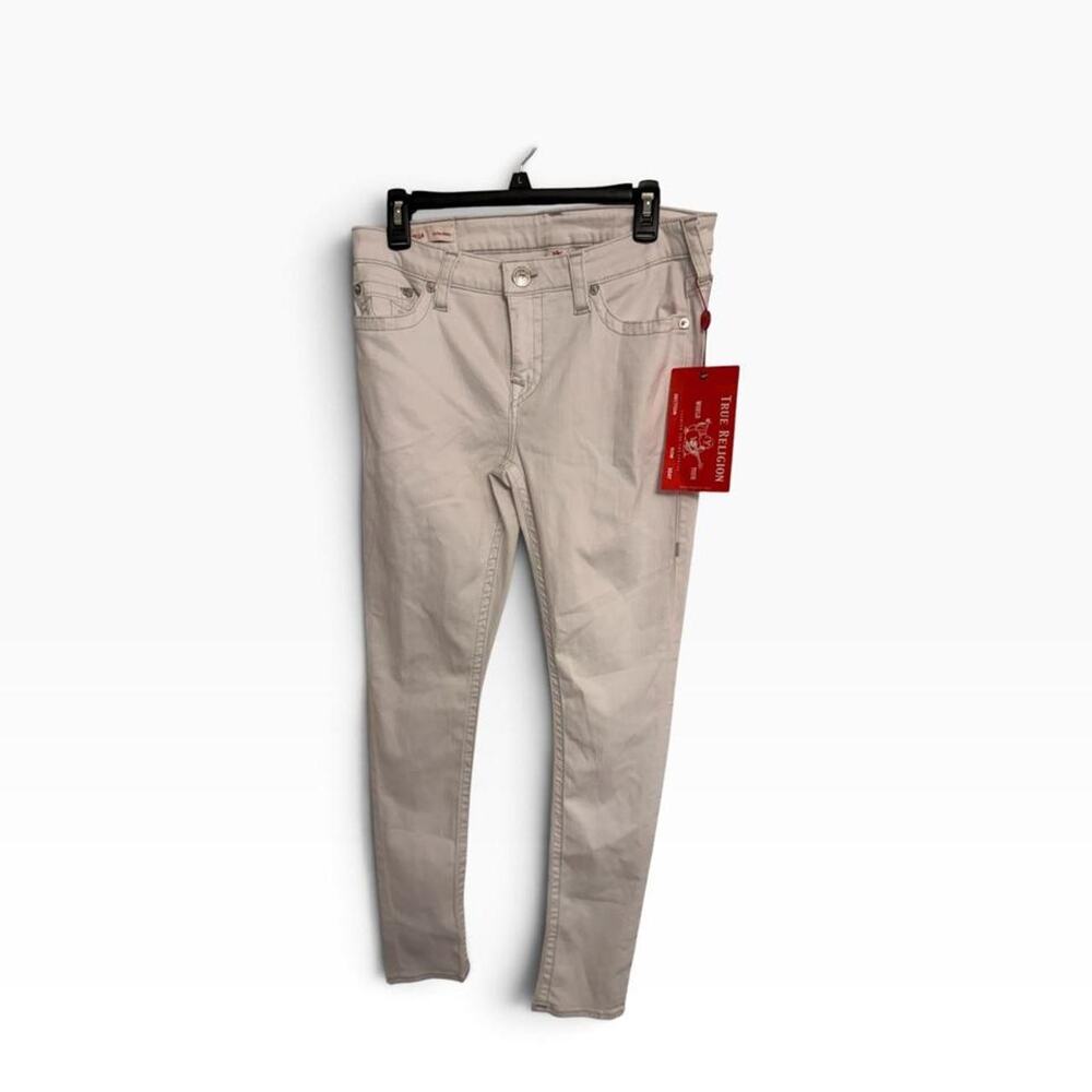 True religion stella low rise jeans size 33 Optic White - Picture 2 of 8